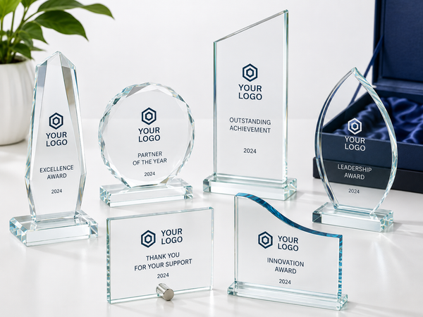 Glass trophies