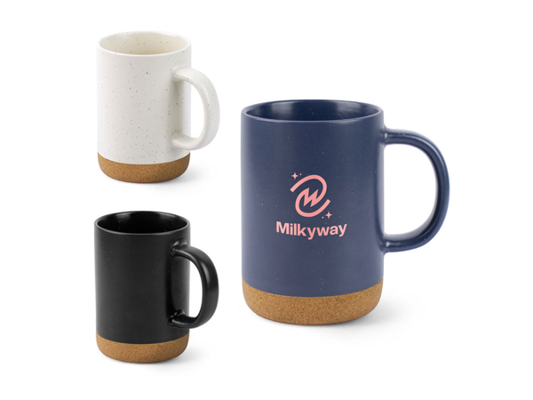 Keraamiline kruus korgist alusega 370 ml