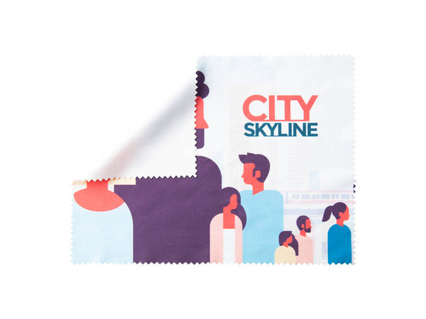 Dioptry XL Cleaning Cloth with custom printing