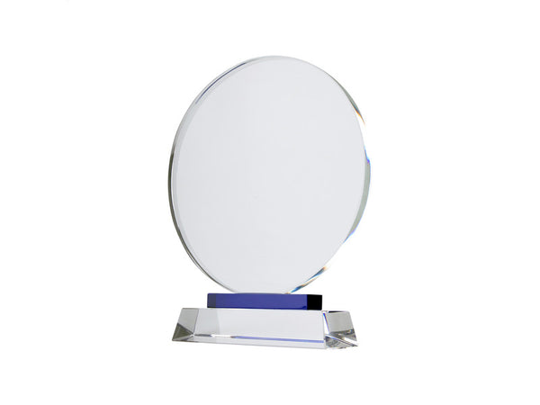Tournament Crystal Trophy with custom printing