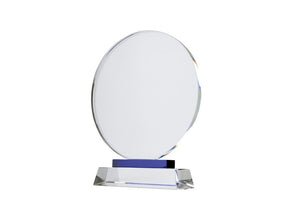 Tournament Crystal Trophy with custom printing