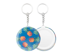 KeyBadge Mini Pin Button Keyring with custom printing