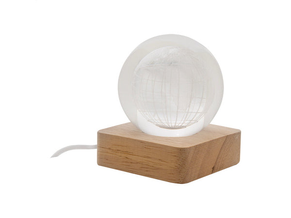 LumiGlobe Glass Light Globe with custom printing