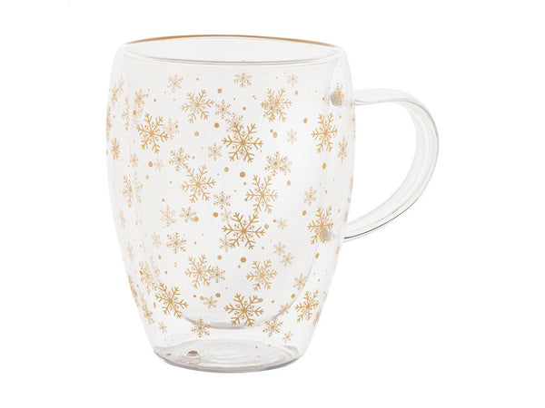 Snostro Christmas Glass Thermo Mug with custom printing