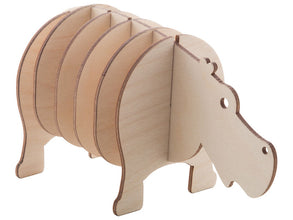 Noah Coaster Set, Hippo with custom printing