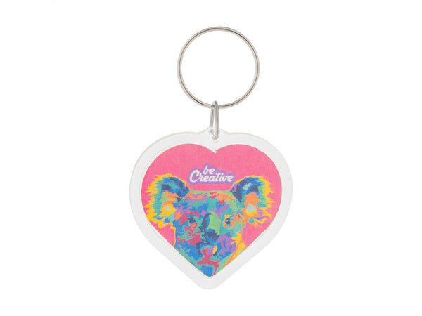 PrintFob Love Keyring with custom printing