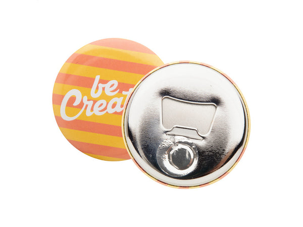 MagBadge Bottle Pin Button Bottle Opener with custom printing