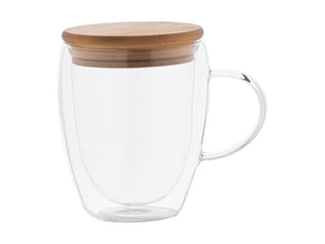 Grobina Glass Thermo Mug with custom printing