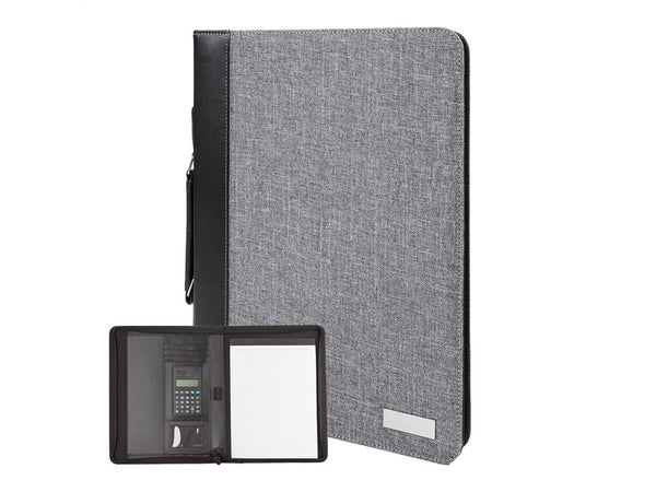 Smokey Zip A4 Document Folder with custom printing