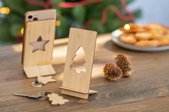 Fjerny Christmas Keyring, Christmas Tree with custom printing - image 2