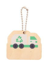 EcoRing Keyring, Garbage Truck with custom printing - image 2