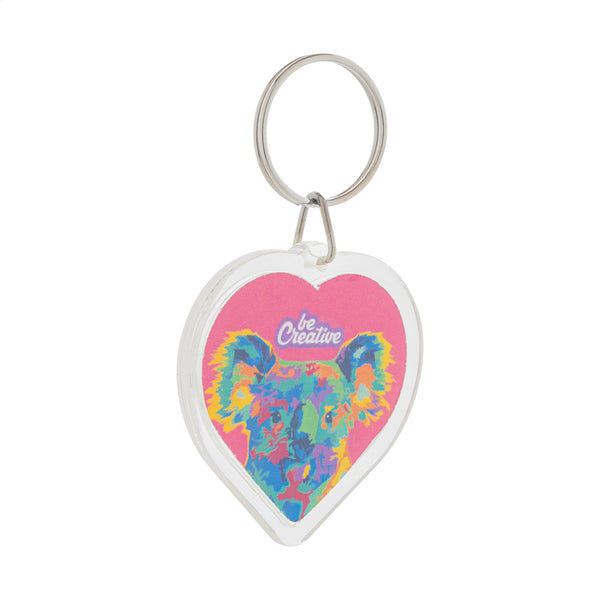 PrintFob Love Keyring with custom printing - image 2