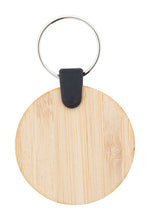 Bambry Bamboo Keyring, Round with custom printing - image 2