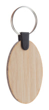 Bambry Bamboo Keyring, Round with custom printing - image 3