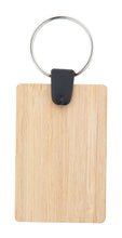 Bambry Bamboo Keyring, Round with custom printing - image 9