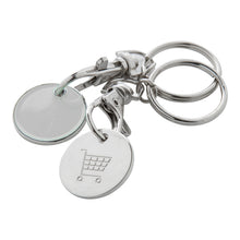 Eurocoin Trolley Coin Keyring with custom printing - image 3