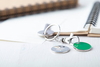 Eurocoin Trolley Coin Keyring with custom printing - image 18