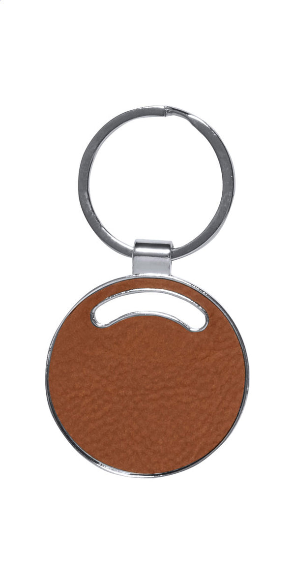 Behok Keyring, Circle with custom printing - image 2