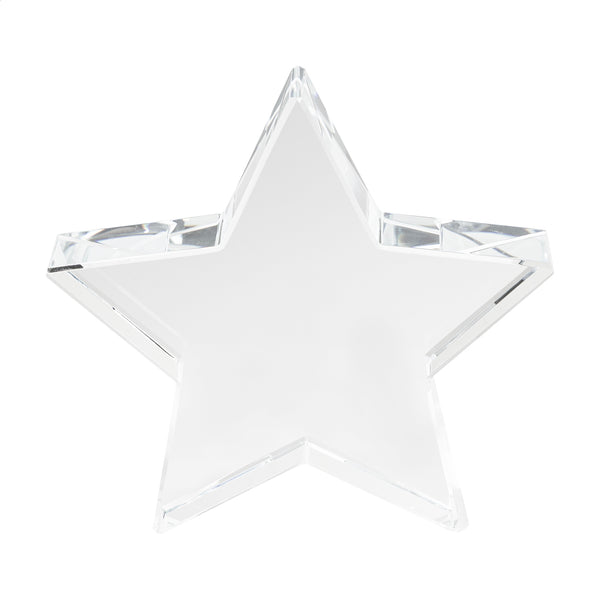 Crystar Star Trophy with custom printing - image 2