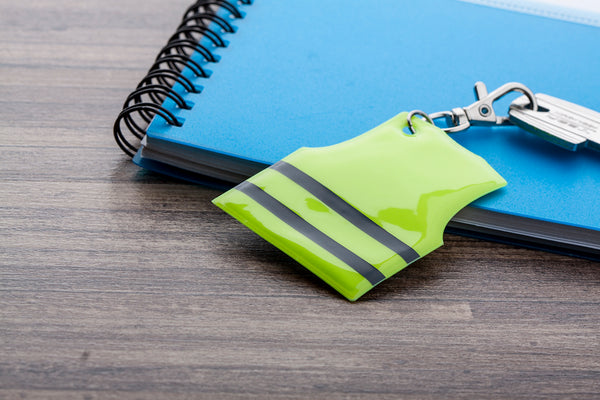 Pit Lane Mini Reflective Vest Keyring with custom printing - image 2