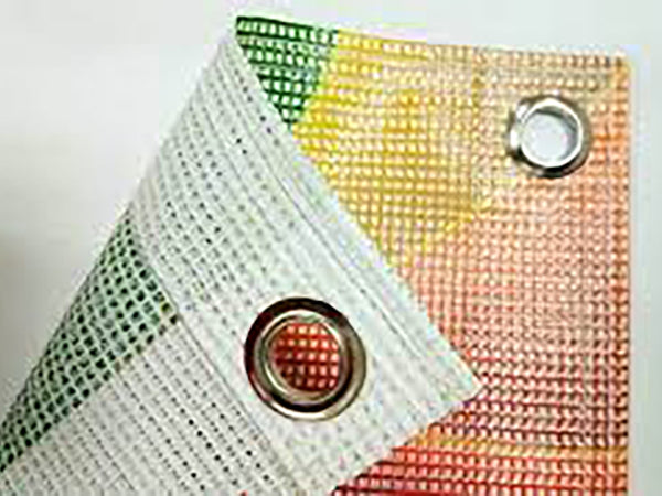 Printing on mesh banner (PVC - Mesh)