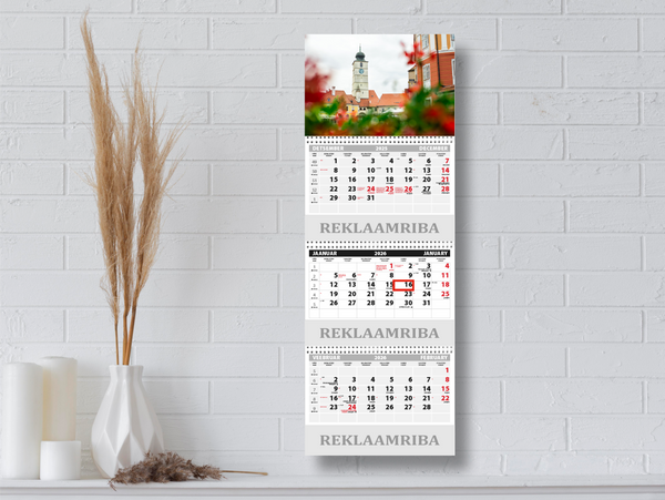 Wall calendar Trio Extra